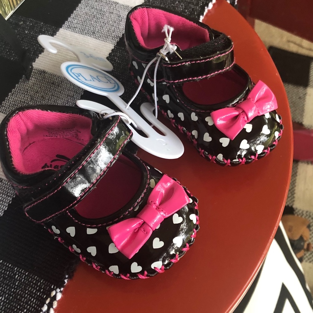 Children’s Place baby girl shoes 3-6 months